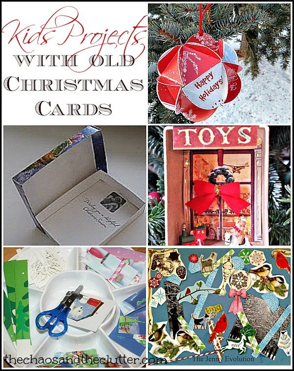 Best ideas about Things Kids Can Make
. Save or Pin 5 Things Kids Can Make with Old Christmas Cards Now.