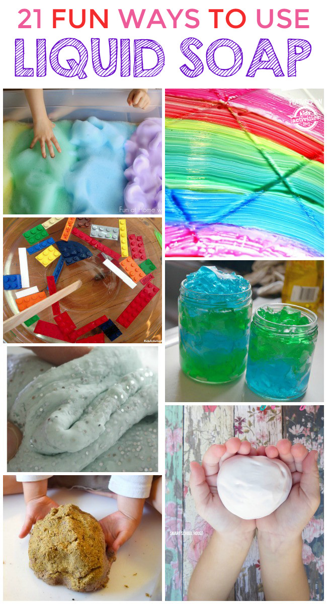 Best ideas about Things To Make With Kids
. Save or Pin 21 SUPER COOL THINGS TO MAKE WITH LIQUID SOAP Kids Now.