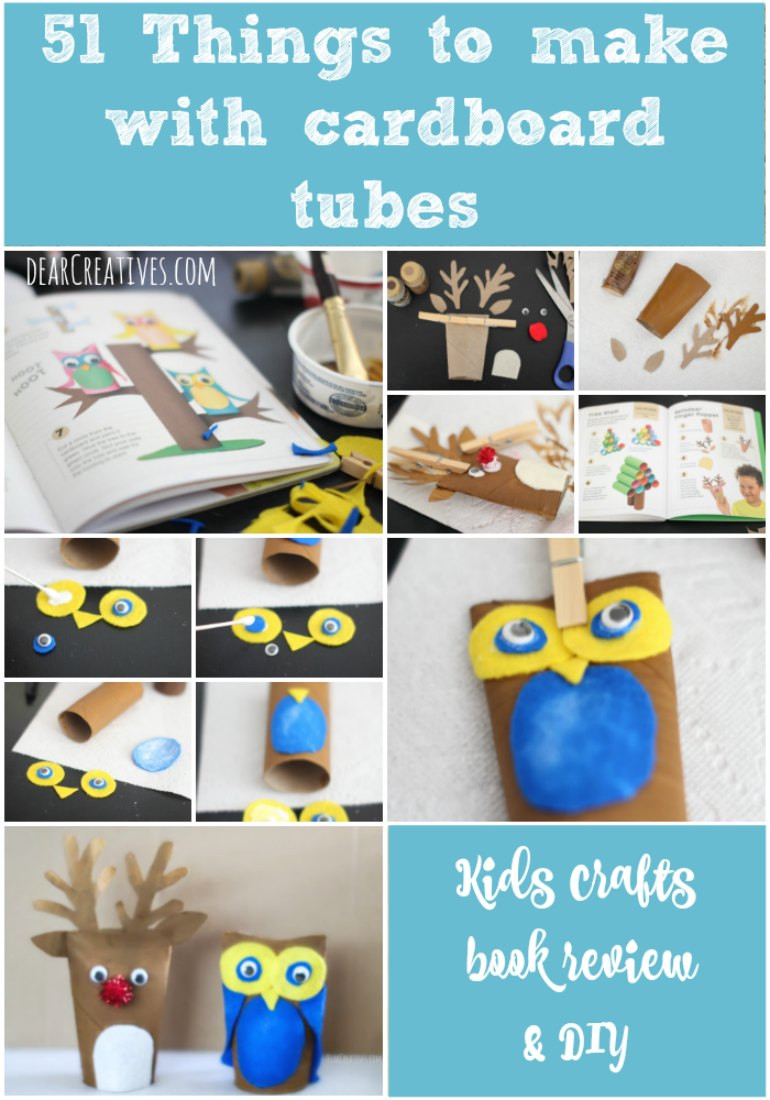 Best ideas about Things To Make With Kids
. Save or Pin Kids Book Review 51 Things To Do With Cardboard Tubes Now.