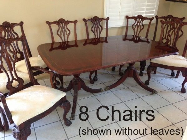Best ideas about Thomasville Dining Table
. Save or Pin Dining Table by Thomasville mahogany 8 chairs Now.