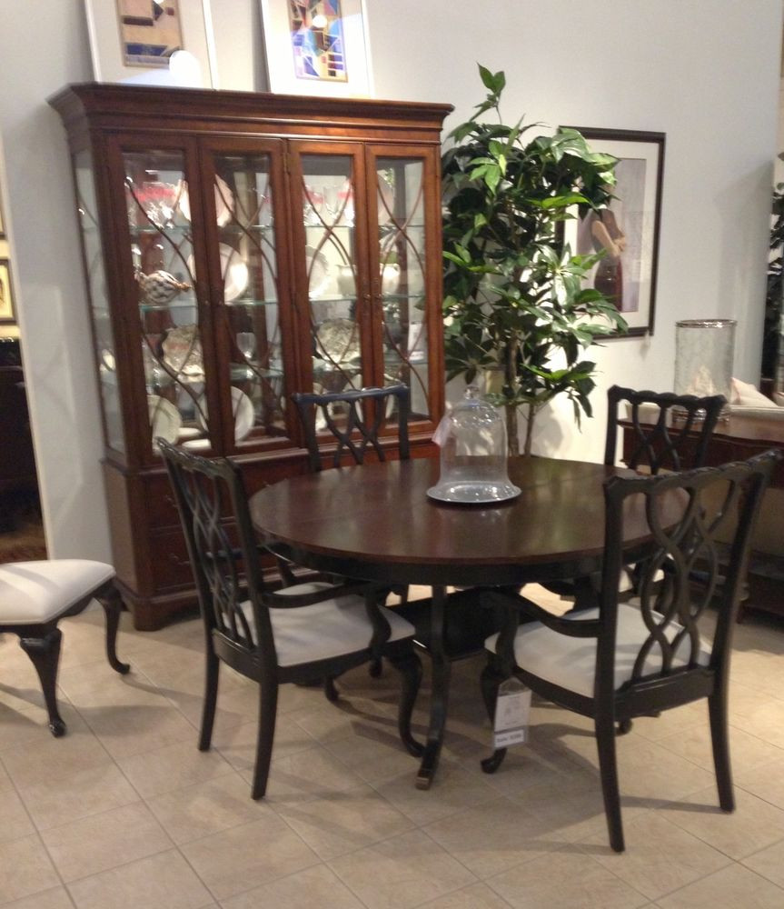 Best ideas about Thomasville Dining Table
. Save or Pin Thomasville Furniture Tate Street Dining Set with Round Now.
