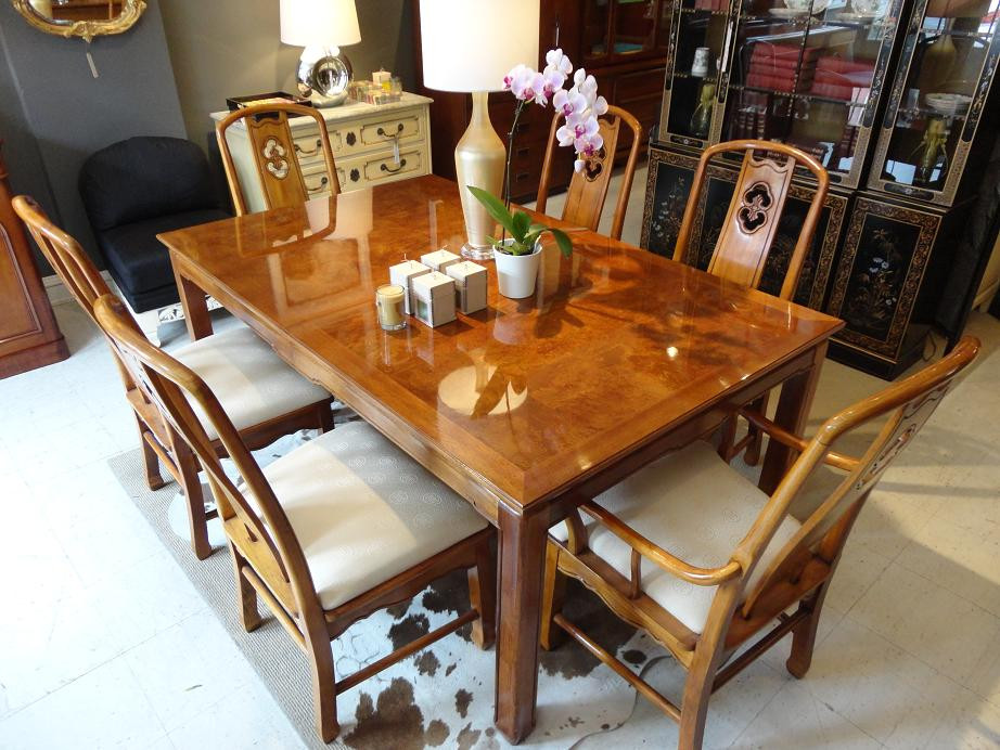 Best ideas about Thomasville Dining Table
. Save or Pin MICHAEL THOMAS "Thomasville" Dining Table and Chairs Now.