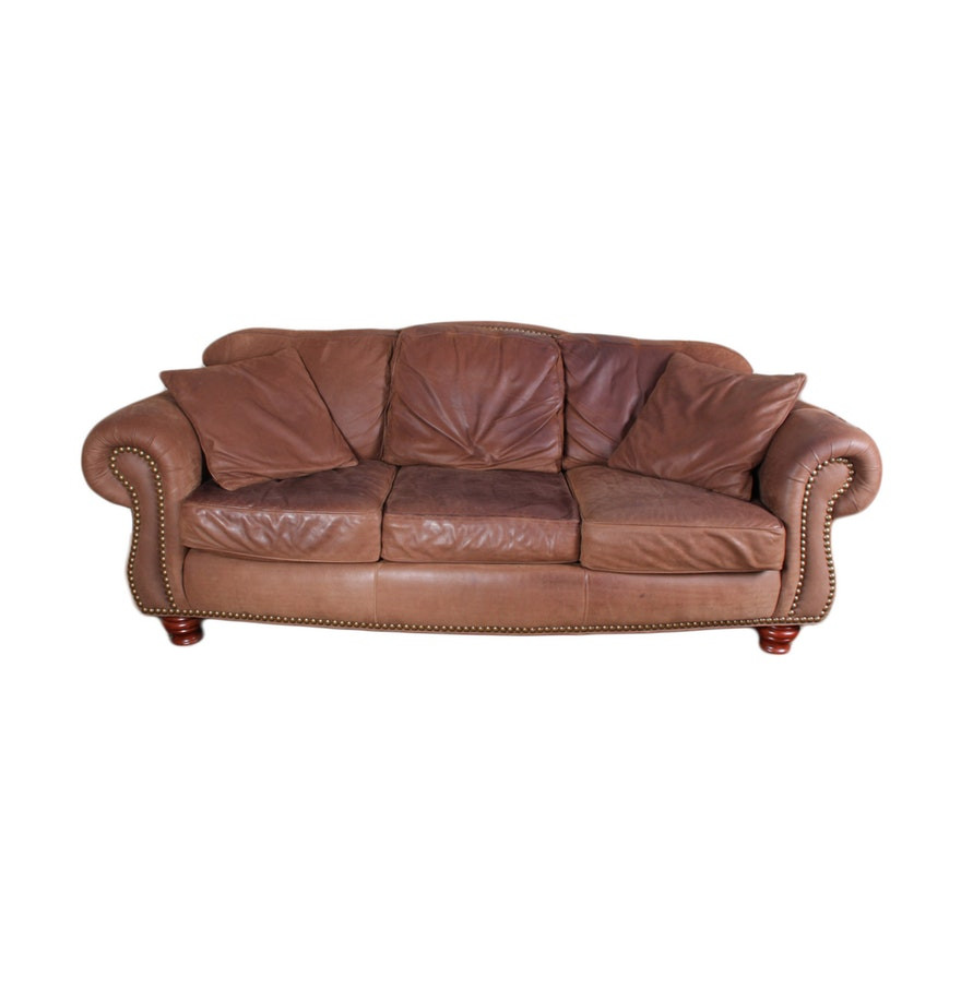 Best ideas about Thomasville Leather Sofa
. Save or Pin Thomasville Marrakesh Brown Leather Sofa EBTH Now.