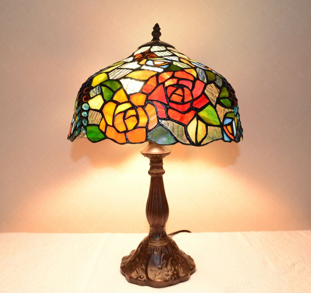 Best ideas about Tiffany Style Desk Lamp
. Save or Pin 12"W Flowers Stained Glass Tiffany Style Table Desk Lamp Now.