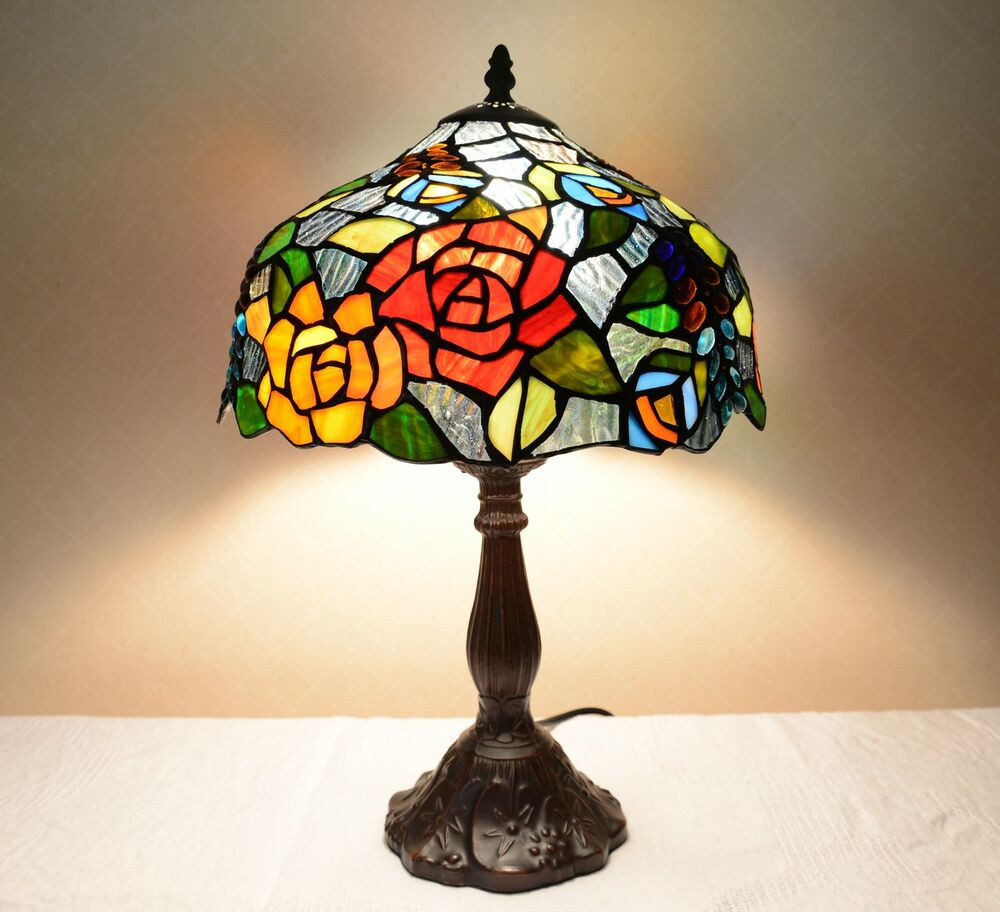 Best ideas about Tiffany Style Desk Lamp
. Save or Pin 12"W Flowers Stained Glass Tiffany Style Table Desk Lamp Now.