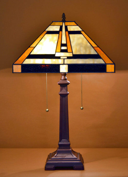 Best ideas about Tiffany Style Desk Lamp
. Save or Pin 14 5"W Mission style Stained Glass Tiffany Style Table Now.