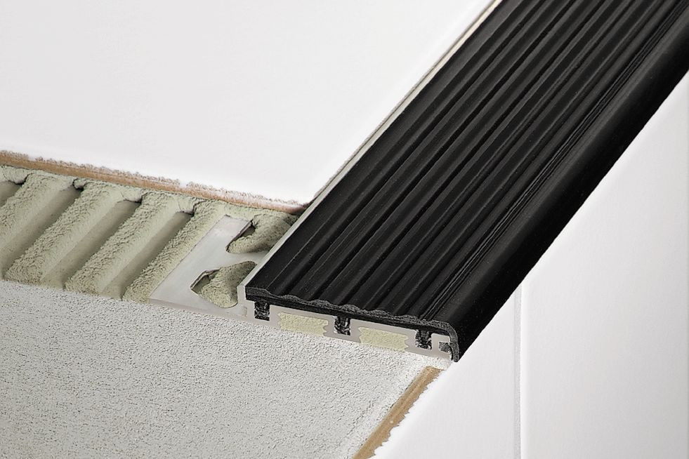 Best ideas about Tile Stair Nosing
. Save or Pin Schluter TREP SE S B Slip resistant Treads Now.