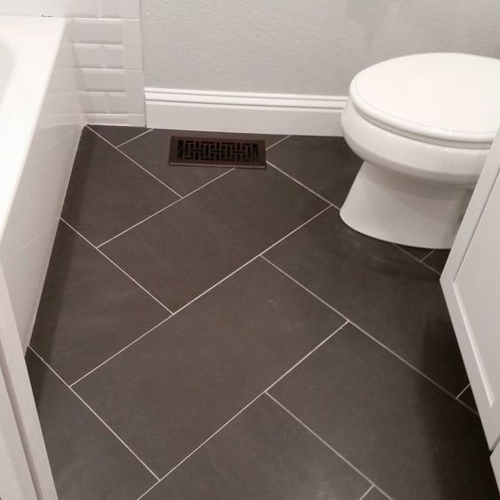 Best ideas about Tiling A Bathroom Floor
. Save or Pin 12x24 Tile Bathroom Floor Could use same tile but Now.