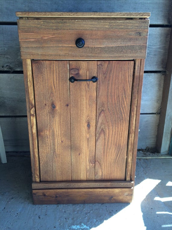 Best ideas about Tilt Out Trash Can Cabinet
. Save or Pin tilt out trash bin farmhouse trash can cabinet by Now.