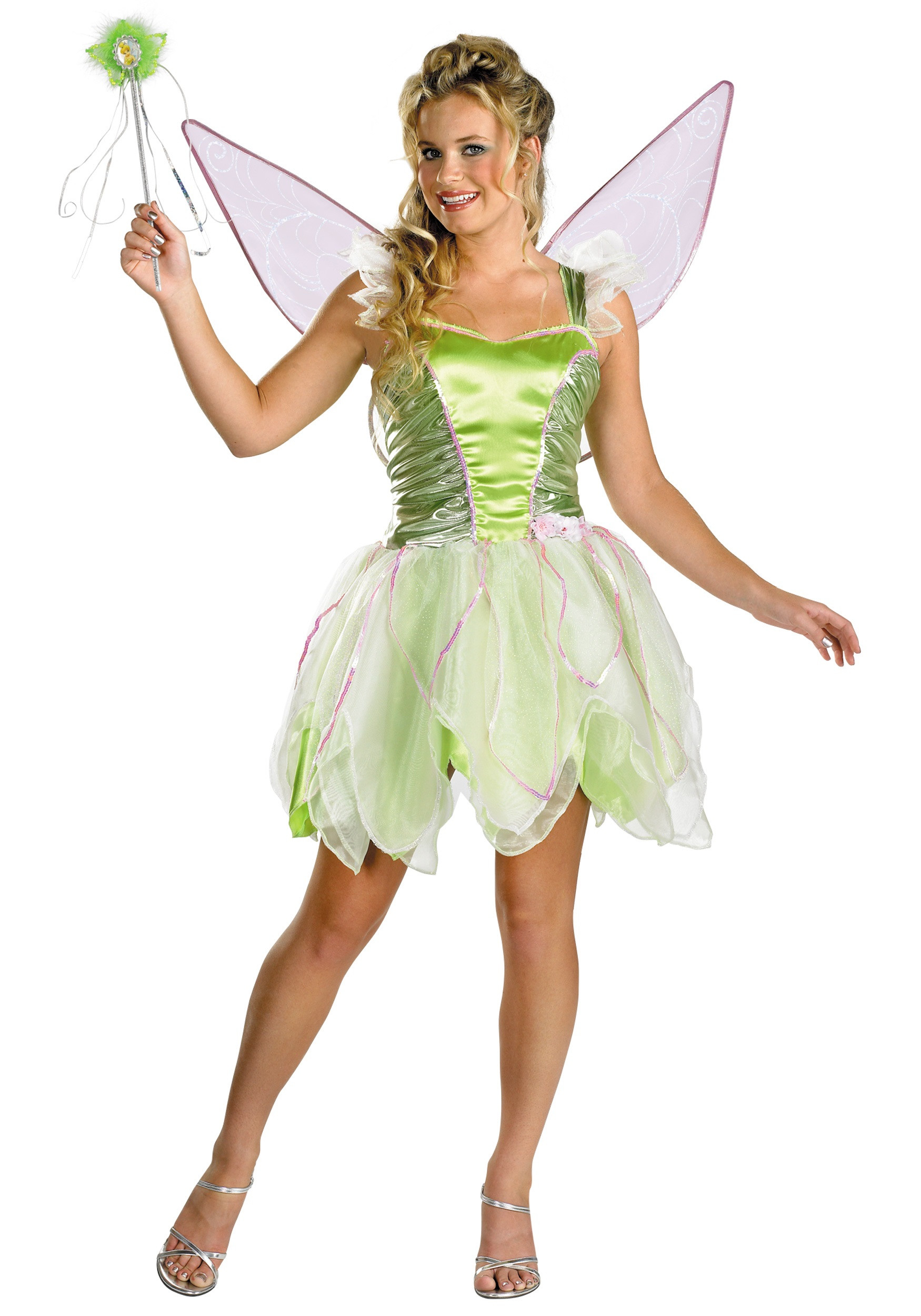 Best ideas about Tinkerbell Costume Adults DIY
. Save or Pin Green Fairy Costume Adult Tinkerbell Halloween Fancy Dress Now.