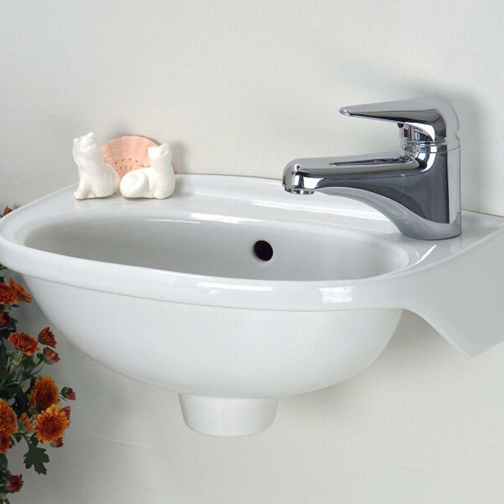 Best ideas about Tiny Bathroom Sink
. Save or Pin New Tina Wall Mounted Bathroom Sink White Small pact Now.