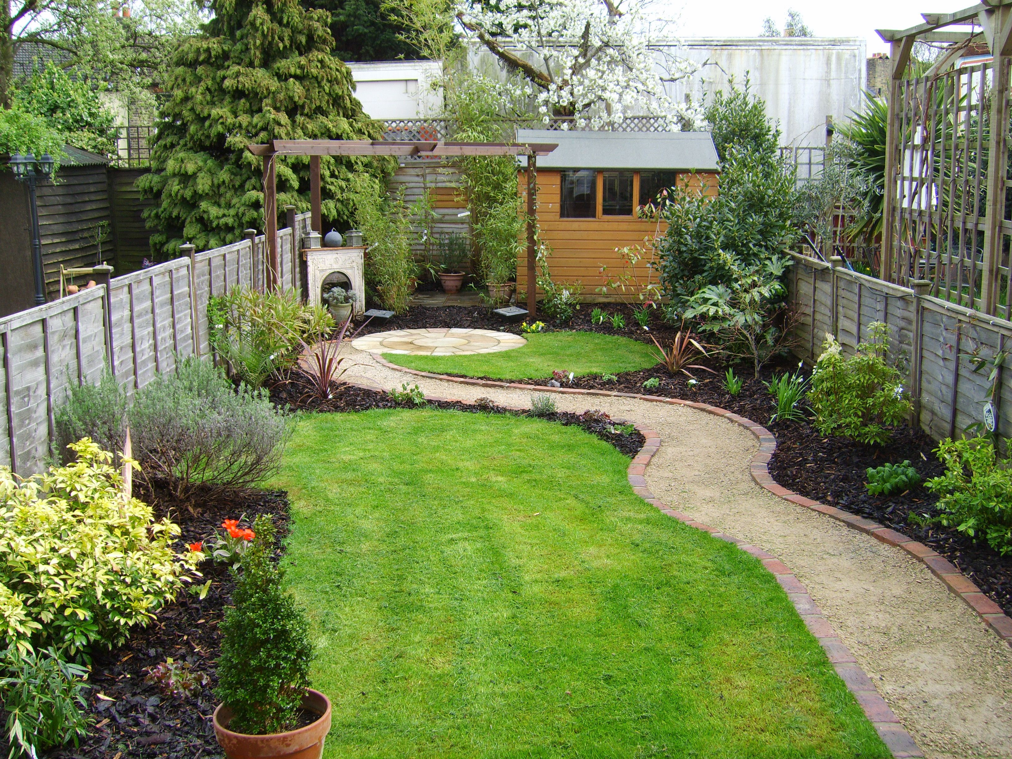 Best ideas about Tiny Garden Ideas
. Save or Pin Small garden that was also a long thin garden Now.