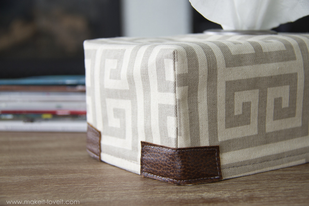 Best ideas about Tissue Box Cover DIY
. Save or Pin Fabric Tissue Box Cover with Grommet opening Now.