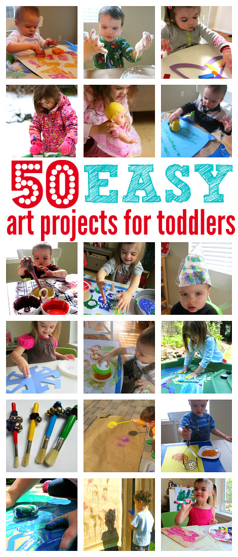 Best ideas about Toddler Art And Crafts Ideas
. Save or Pin 50 Easy Art Projects For Toddlers No Time For Flash Cards Now.