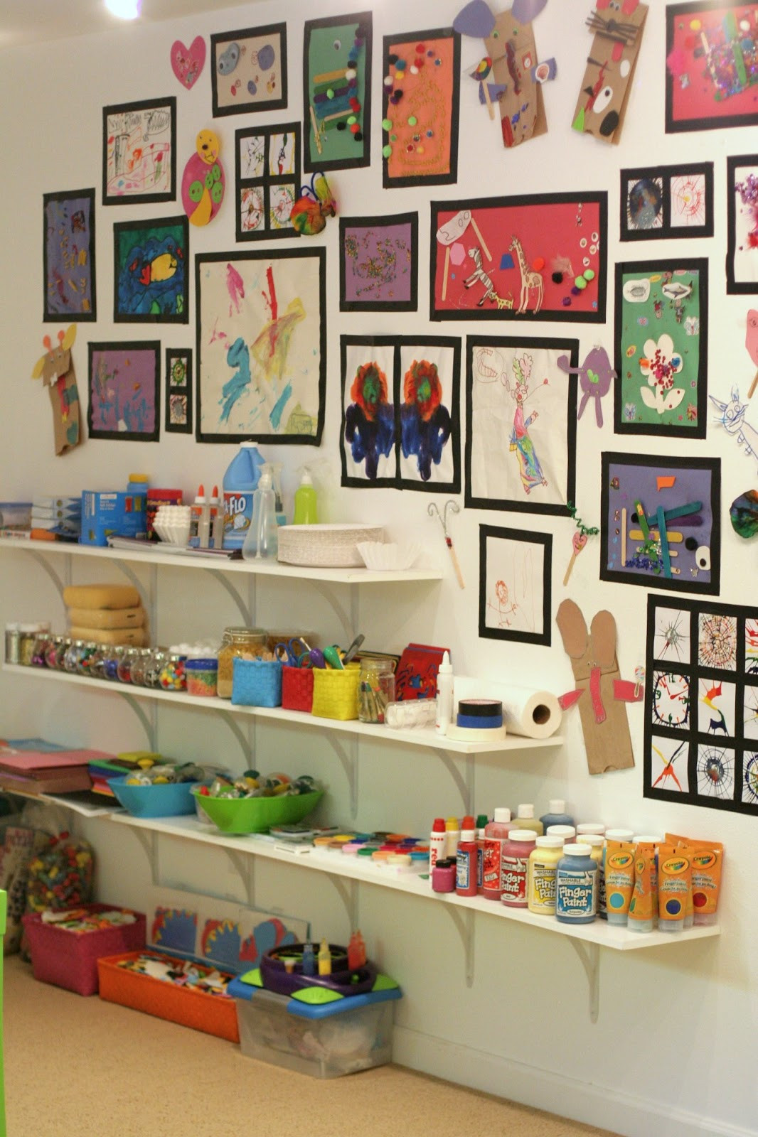 Best ideas about Toddler Artwork Ideas
. Save or Pin Playroom Design Our Art Room Now.