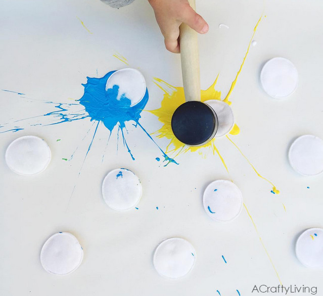 Best ideas about Toddler Craft Activity
. Save or Pin Paint Splat Art Activity For Kids Crafty Morning Now.