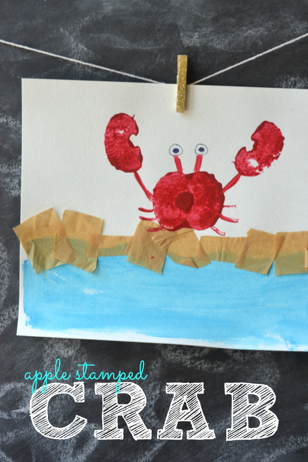Best ideas about Toddler Craft Activity
. Save or Pin Apple Stamped Crab Kids Craft Now.