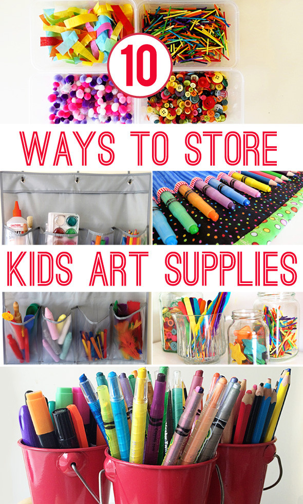 Best ideas about Toddler Craft Supplies
. Save or Pin 10 Ways to Store Kids Art Materials Now.