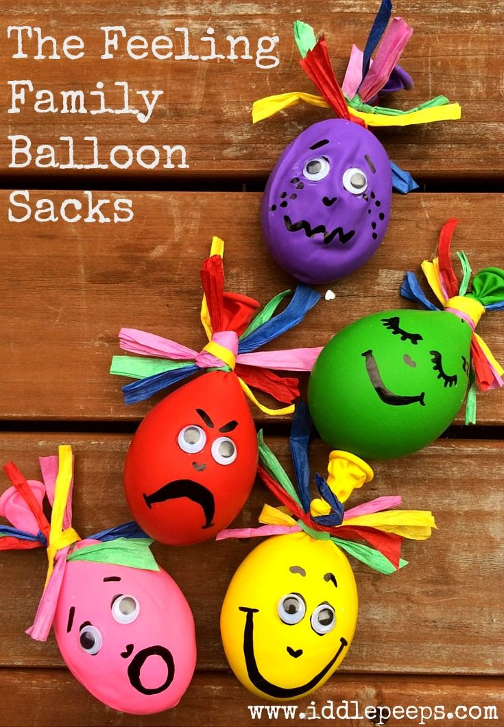 Best ideas about Toddler Crafts Activities
. Save or Pin The "Feeling Family" Balloon Sacks Now.