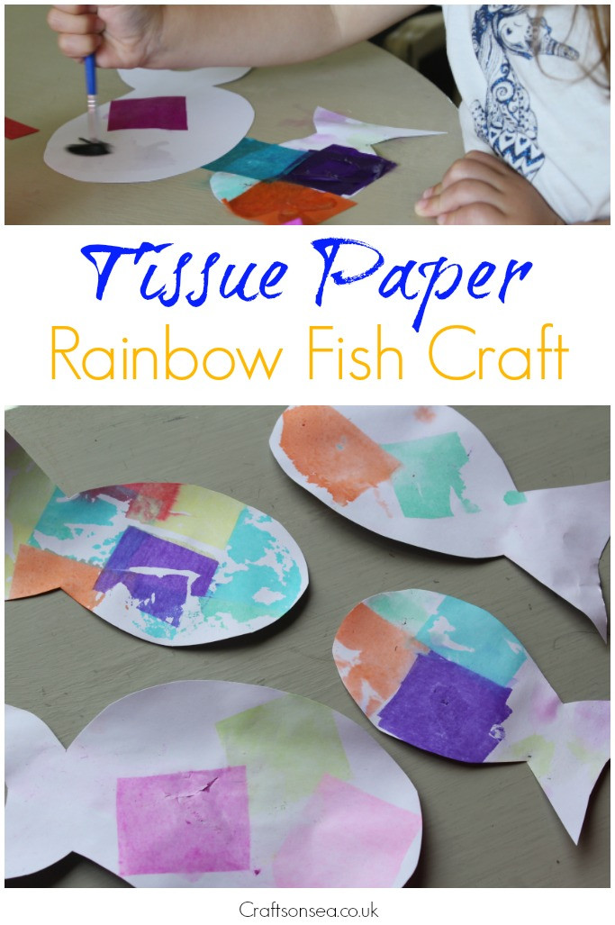 Best ideas about Toddler Crafts Activities
. Save or Pin Tissue Paper Rainbow Fish Craft Crafts on Sea Now.