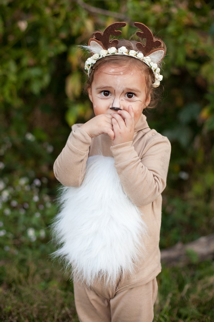 Best ideas about Toddler Deer Costume DIY
. Save or Pin DIY Toddler Deer Antlers and Costume Now.