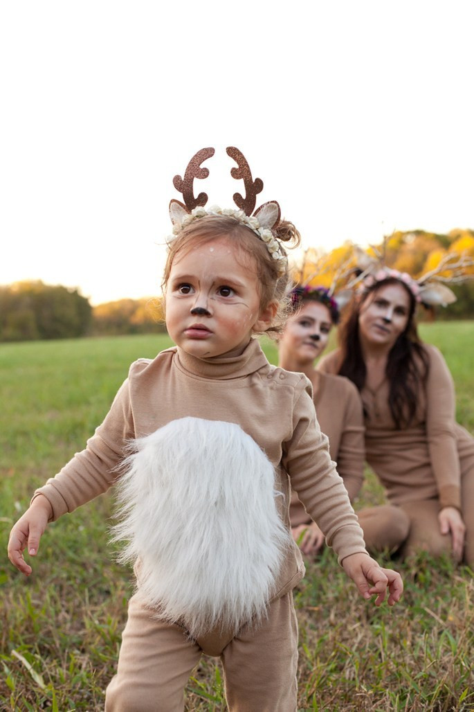 Best ideas about Toddler Deer Costume DIY
. Save or Pin Oh Deer Family Halloween Costume Now.