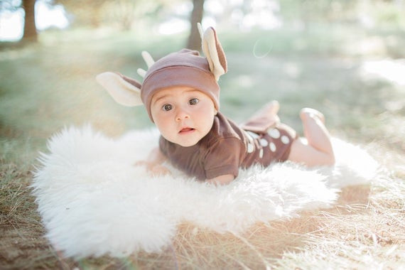 Best ideas about Toddler Deer Costume DIY
. Save or Pin Items similar to Baby Costume Baby Deer Costume Fawn Now.