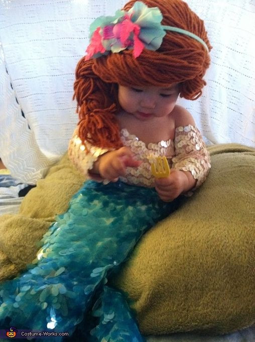 Best ideas about Toddler Mermaid Costume DIY
. Save or Pin Ariel from The Little Mermaid Baby Costume Now.