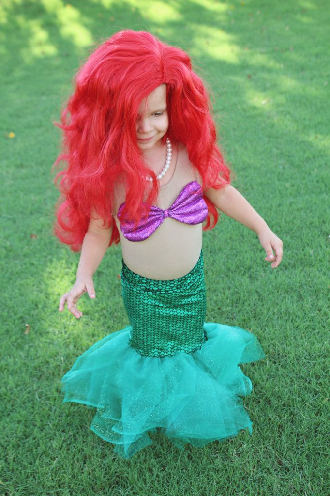 Best ideas about Toddler Mermaid Costume DIY
. Save or Pin DIY Little Mermaid Halloween Costume It s Ariel SO CUTE Now.