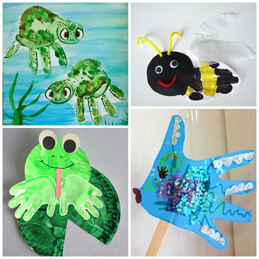 Best ideas about Toddler Summer Craft
. Save or Pin Summer Handprint Crafts for Kids to Make Crafty Morning Now.