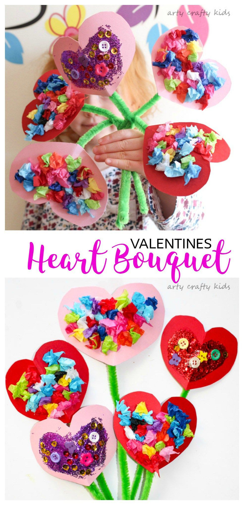 Best ideas about Toddler Valentine Craft Ideas
. Save or Pin Toddler Valentines Heart Bouquet Now.