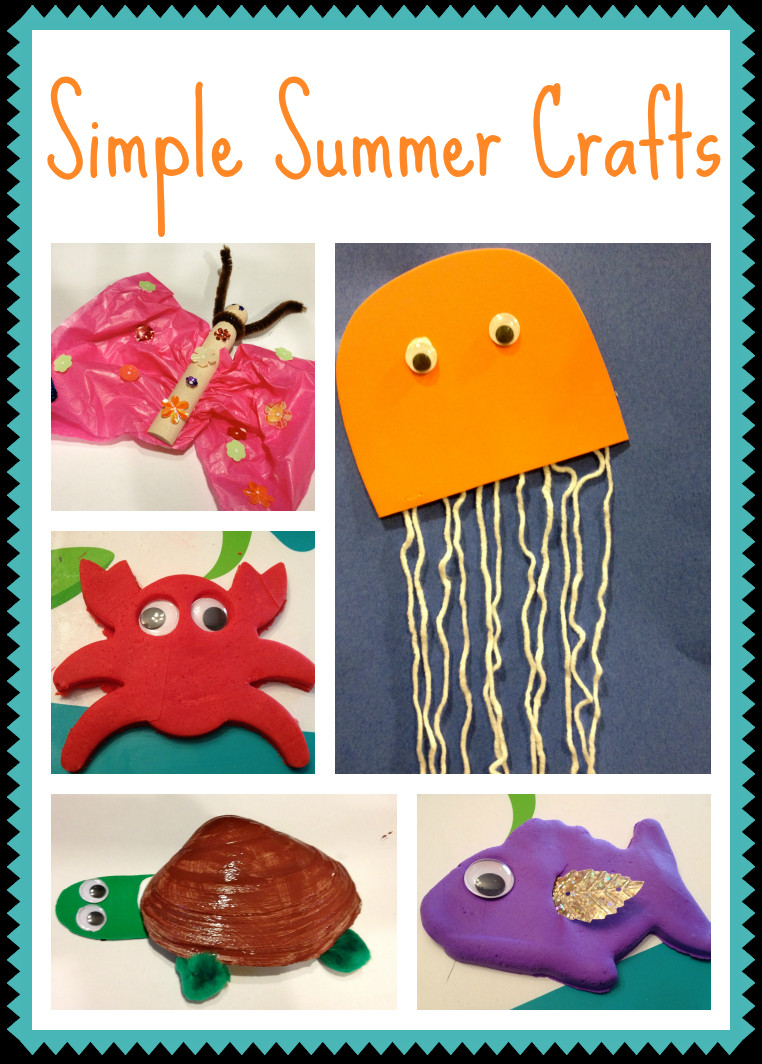 Best ideas about Toddlers Art And Craft Ideas
. Save or Pin 5 Simple Summer Crafts for Kids The Chirping Moms Now.