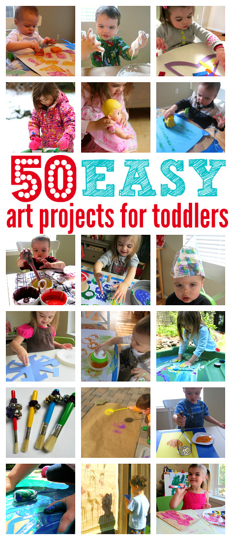 Best ideas about Toddlers Art And Craft Ideas
. Save or Pin 50 Easy Art Projects For Toddlers No Time For Flash Cards Now.