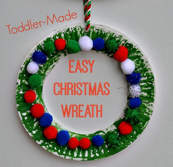 Best ideas about Toddlers Christmas Craft Ideas
. Save or Pin Easy Christmas Wreath for Kids from Blog Me Mom Now.