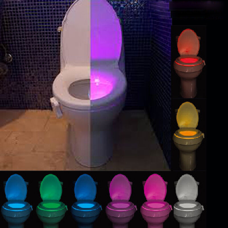 Best ideas about Toilet Bowl Light
. Save or Pin Motion sensor toilet Bowl night light LED Auto light show Now.