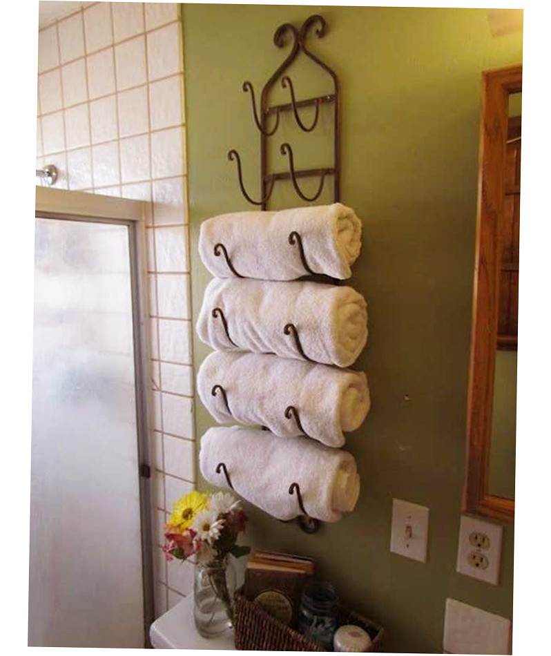 Best ideas about Towel Storage Ideas For Small Bathrooms
. Save or Pin Bathroom Towel Storage Ideas Creative 2016 Ellecrafts Now.