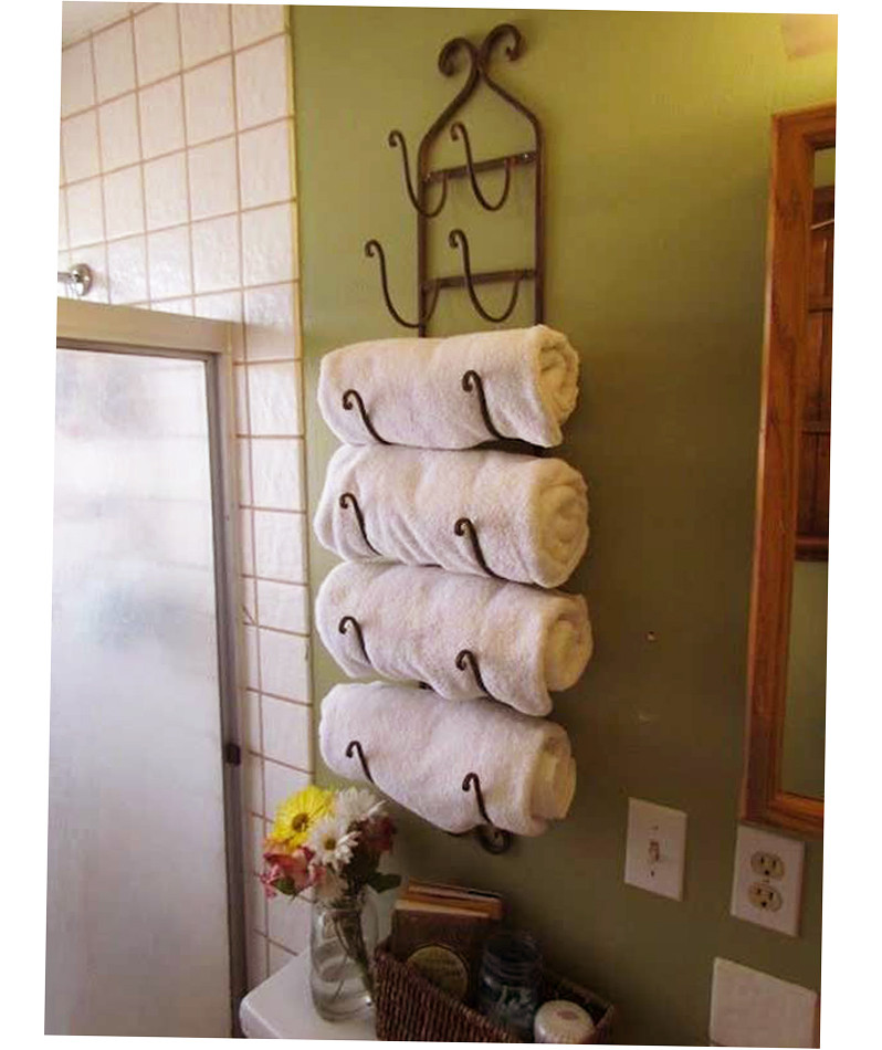 Best ideas about Towel Storage Ideas
. Save or Pin Bathroom Towel Storage Ideas Creative 2016 Ellecrafts Now.