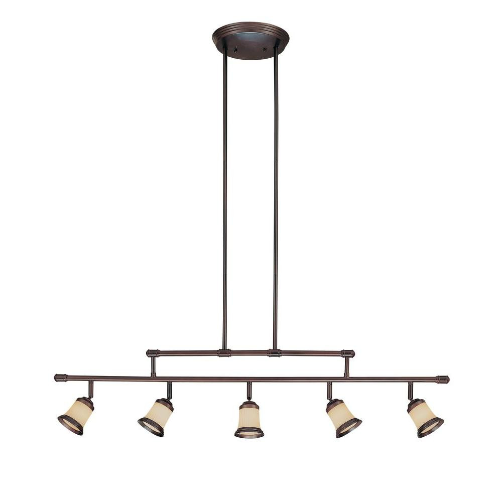 Best ideas about Track Lighting Home Depot
. Save or Pin Hampton Bay 5 Light Antique Bronze Adjustable Height Track Now.