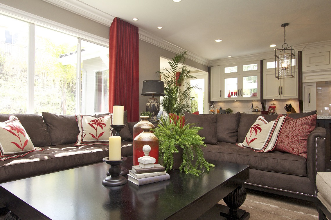 Best ideas about Transitional Family Room
. Save or Pin Stylish Transitional Family Room Before and After Robeson Now.