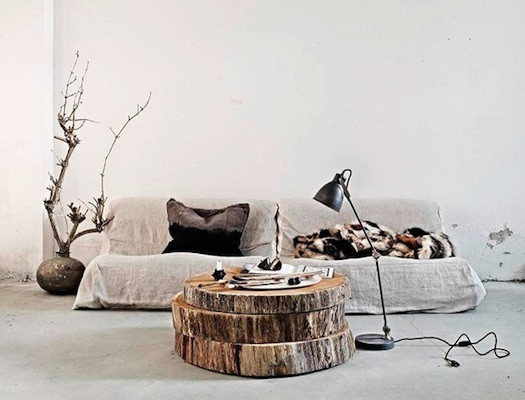 Best ideas about Tree Stump Coffee Table
. Save or Pin stacked tree trunk coffee table branch pot rack Now.