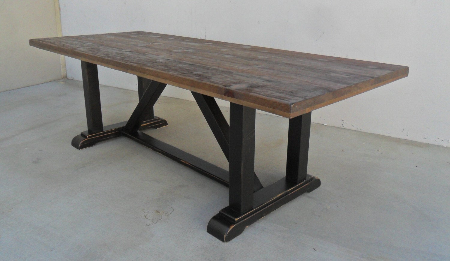 Best ideas about Trestle Dining Table
. Save or Pin Dining Table Reclaimed Wood Trestle Table Rustic Now.