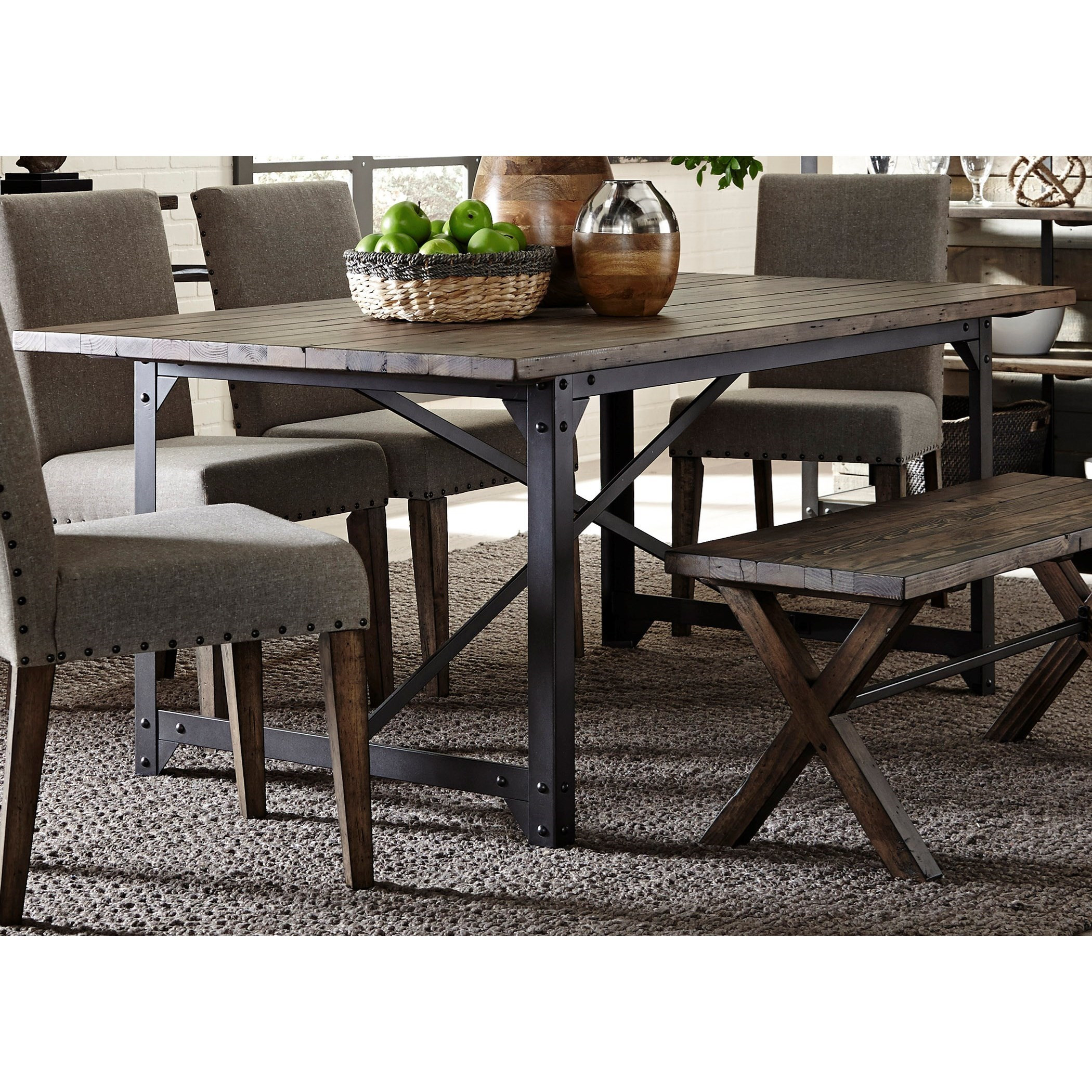 Best ideas about Trestle Dining Table
. Save or Pin Industrial Trestle Dining Table with Reclaimed Pine Now.