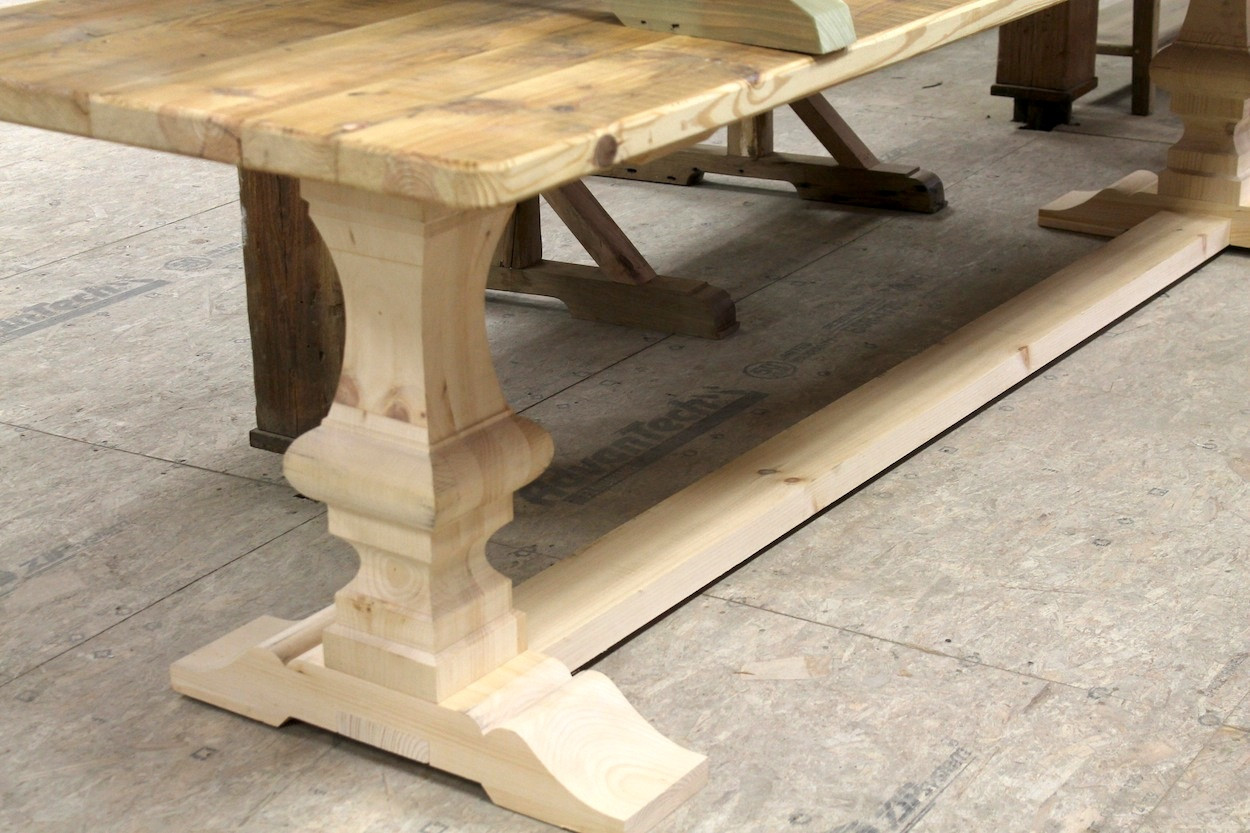 Best ideas about Trestle Dining Table
. Save or Pin Reclaimed Dining Table With Venetian Trestle Base Now.