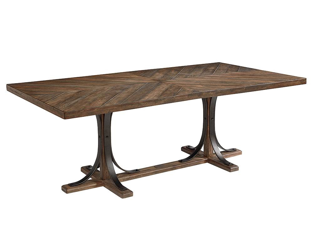 Best ideas about Trestle Dining Table
. Save or Pin Iron Trestle Dining Table Magnolia Home Now.