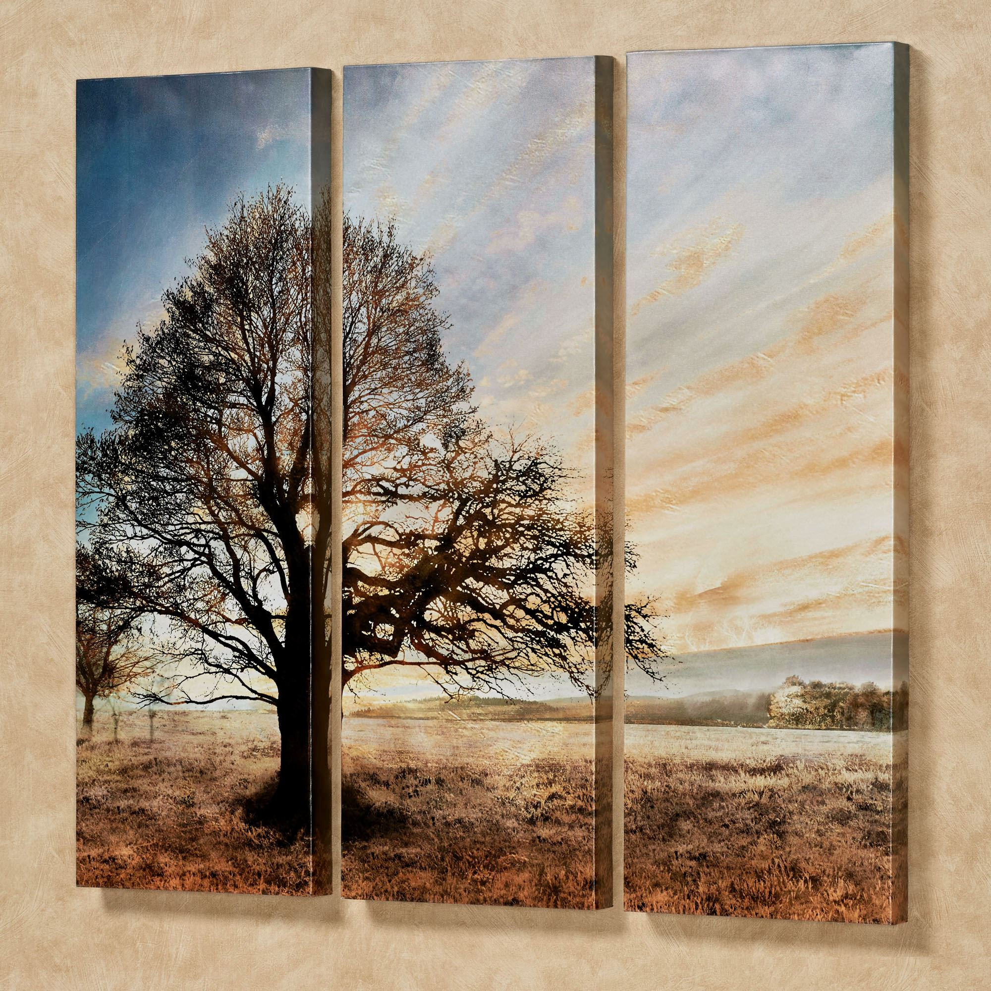 Best ideas about Triptych Wall Art . Save or Pin Illuminated Tree Triptych Canvas Wall Art Set Now.