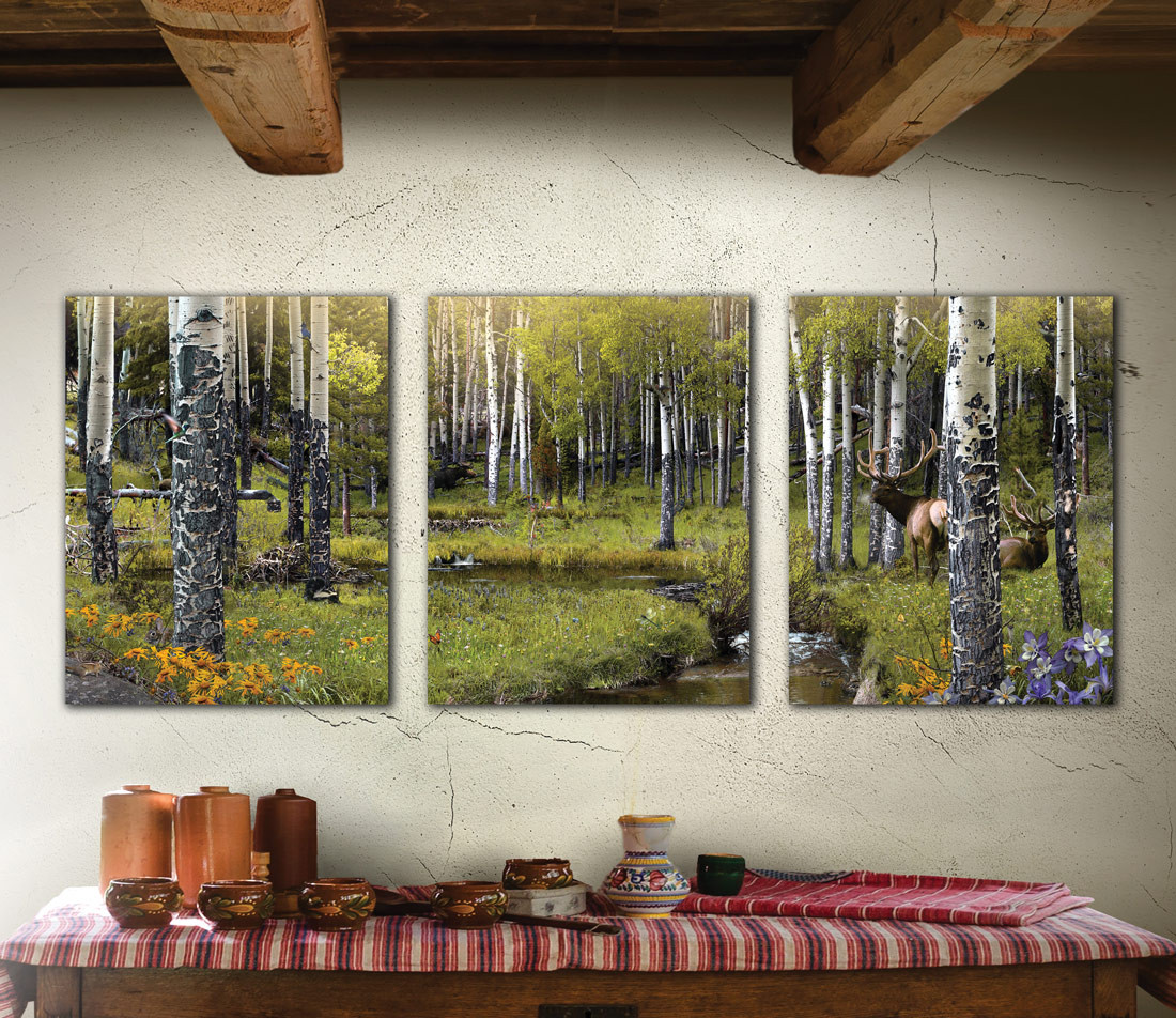 Best ideas about Triptych Wall Art . Save or Pin Personalized Timber Wilderness Triptych Wall Art Now.