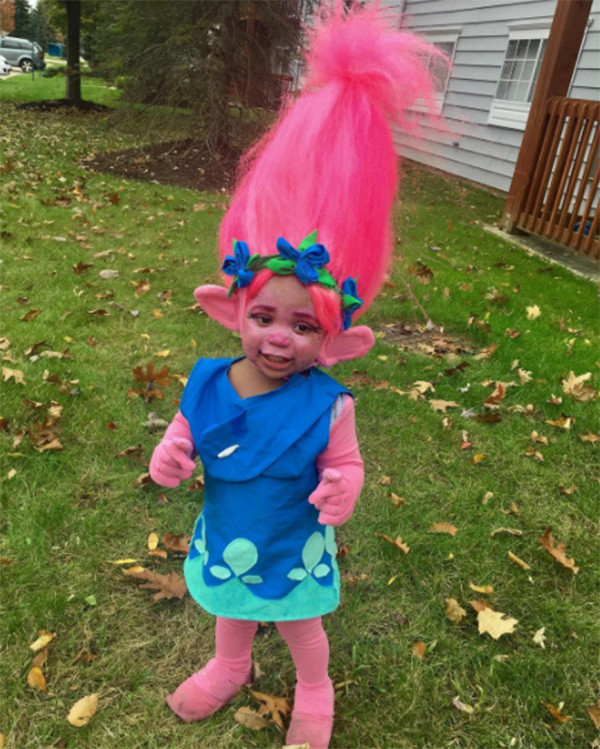 Best ideas about Troll Costume DIY
. Save or Pin Mom Transforms Her Daughter Into Poppy From Trolls For Halloween Now.