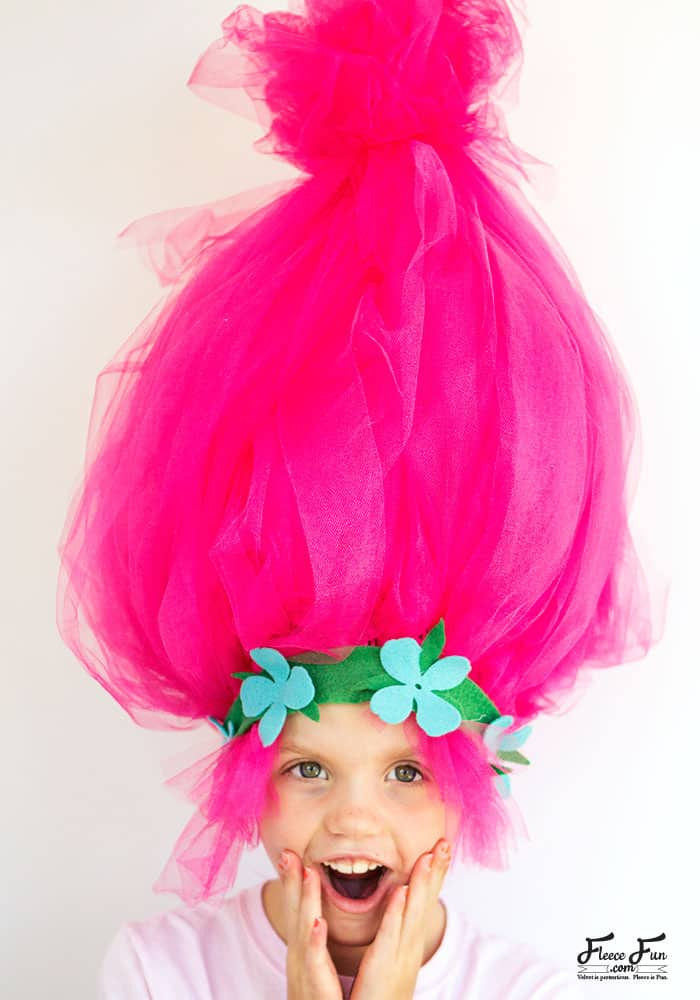 Best ideas about Troll Costume DIY
. Save or Pin Big Troll Hair DIY Easy to Make Costume Piece ♥ Fleece Fun Now.