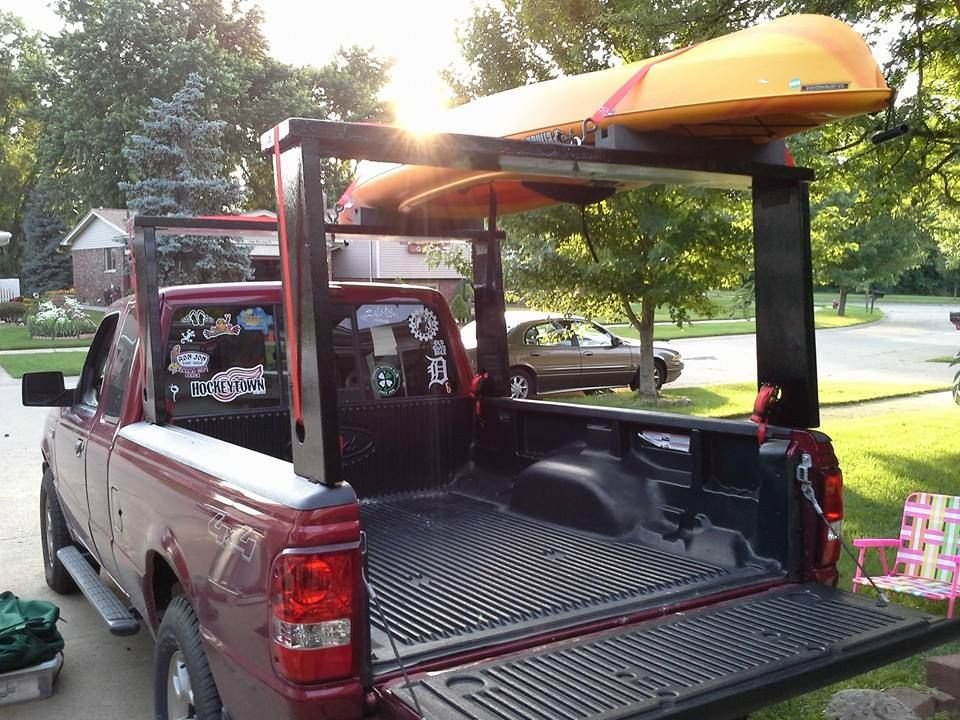 Best ideas about Truck Bed Kayak Rack DIY
. Save or Pin New DIY kayak rack Front and rear sides are hinged to top Now.