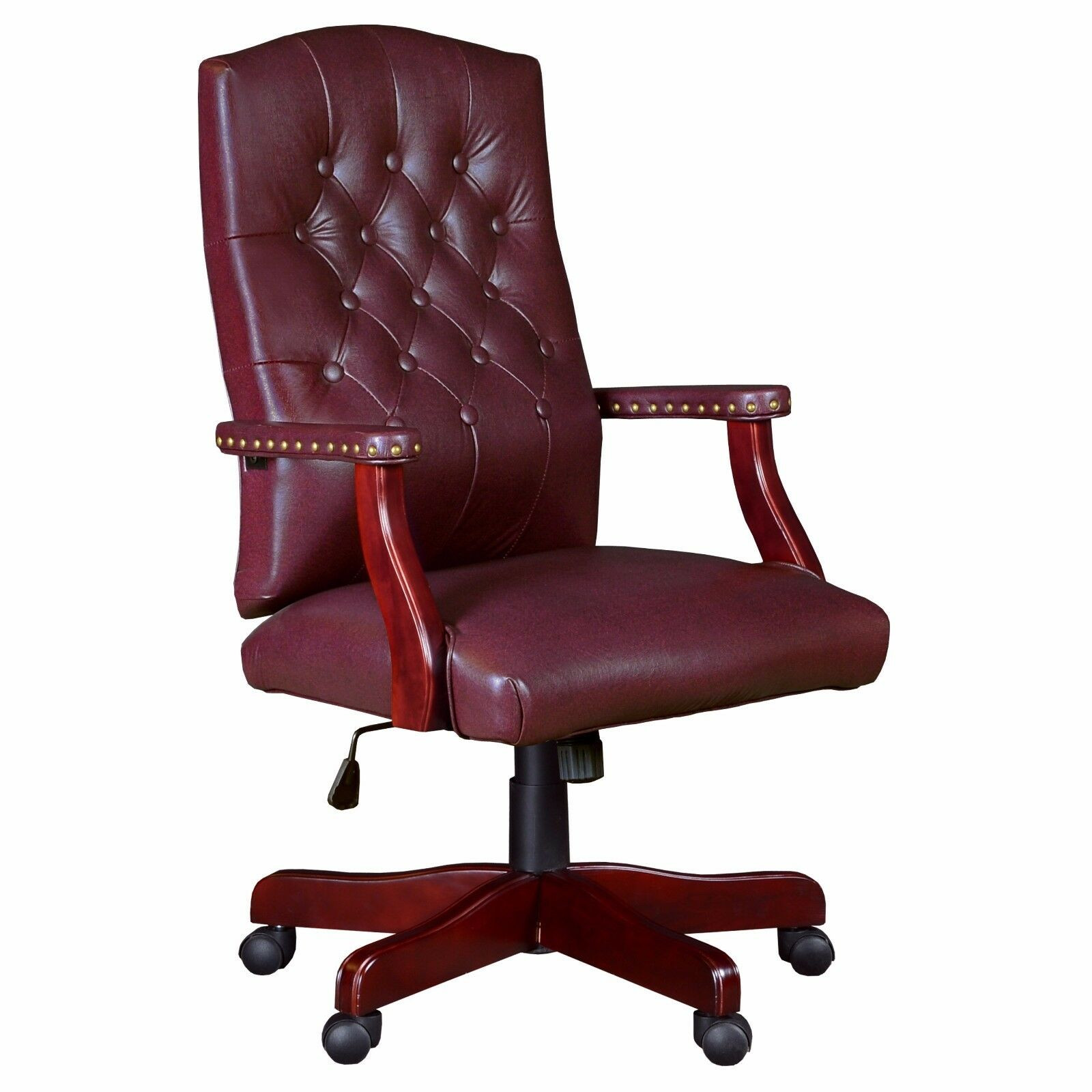 Best ideas about Tufted Office Chair
. Save or Pin Modern fice Chair Leather Burgundy Tufted Contemporary Now.